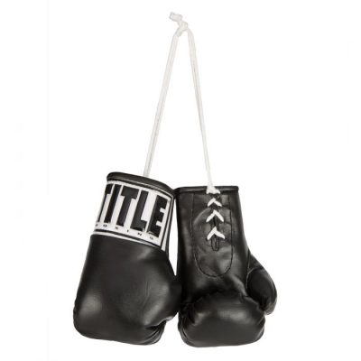 Брелок Перчатки боксерские Title 5” Mini Boxing Gloves Черный(Р¤РѕС‚Рѕ 2)