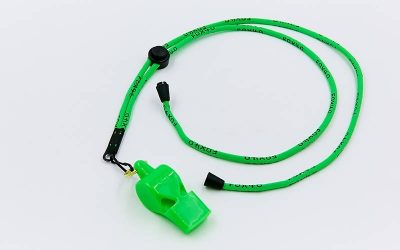 Свисток судейский пластиковый FOX40-9703 PEARL (на шнуре, цвета в ассортименте)(Фото 4)