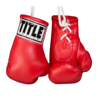 Брелок боксерская перчатка TITLE 3.5” Mini Boxing Gloves Красный(Р¤РѕС‚Рѕ 1)