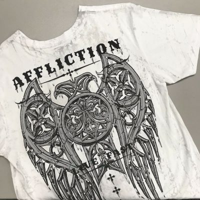 Футболка Affliction Live Fast Tee T-Shirt White Eagle(Р¤РѕС‚Рѕ 1)
