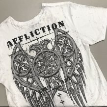 Замовити Футболка Affliction Live Fast Tee T-Shirt White Eagle