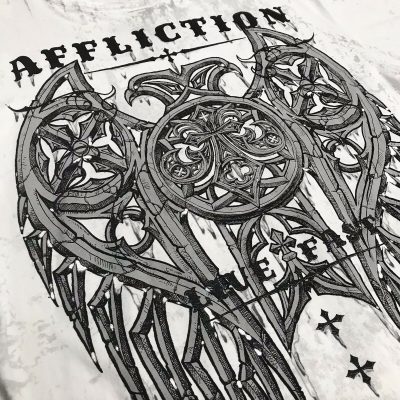Футболка Affliction Live Fast Tee T-Shirt White Eagle(Р¤РѕС‚Рѕ 3)