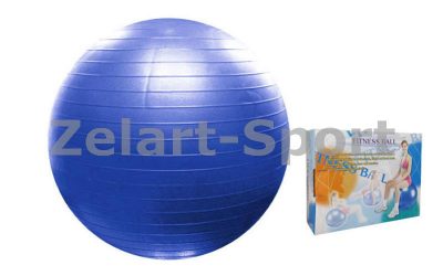 Мяч для фитнеса (фитбол) PS гладкий 65см FI-075(65)(Фото 1)