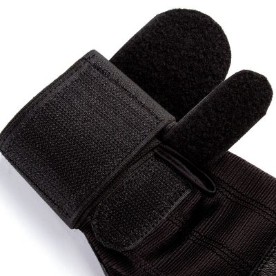 Перчатки для тренажерного зала с напульсником Way4you-Black(Фото 2)