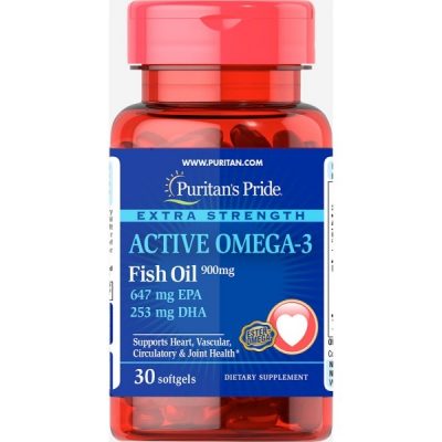 Витамины Puritan's Pride Omega 3 Fish Oil 900mg(Р¤РѕС‚Рѕ 1)