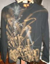 Замовити Футболка Hugo Boss Black длинный рукав Graphic Print Crew Neck