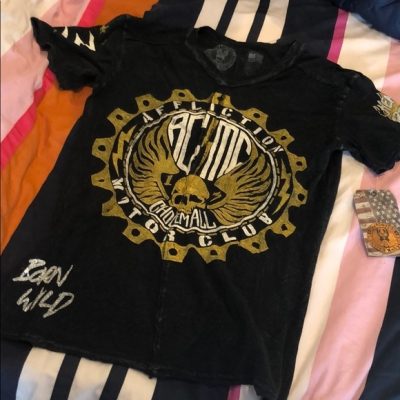 Футболка Affliction men’s Tee Sz Small Cheat the Reaper(Р¤РѕС‚Рѕ 1)