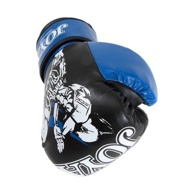 Перчатки боксерские Joya Junior Kickboxing Черный/Синий(Р¤РѕС‚Рѕ 3)