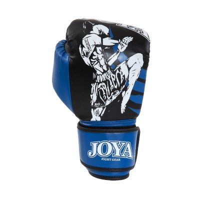 Перчатки боксерские Joya Junior Kickboxing Черный/Синий(Р¤РѕС‚Рѕ 9)