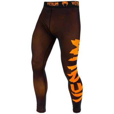 Компрессионные штаны Venum Giant Spats Черный/Оранж.(Р¤РѕС‚Рѕ 1)
