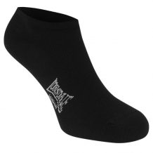Замовити Носки Lonsdale Trainer Socks Mens Чёрные