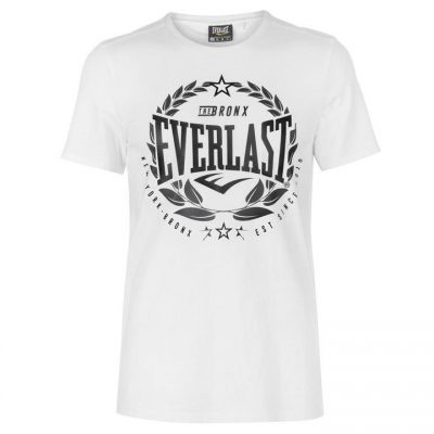 Футболка Everlast Laurel T Shirt Mens (Белый)(Р¤РѕС‚Рѕ 1)