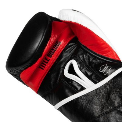 Перчатки боксерские TITLE GEL E-Series Training Gloves Черно/Белый(Р¤РѕС‚Рѕ 3)