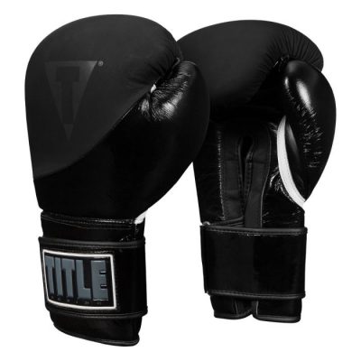 Перчатки боксерские TITLE Boxing Cyclone Leather Bag Gloves (Чёрный)(Р¤РѕС‚Рѕ 1)