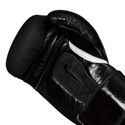 Перчатки боксерские TITLE Boxing Cyclone Leather Bag Gloves (Чёрный)(Р¤РѕС‚Рѕ 3)
