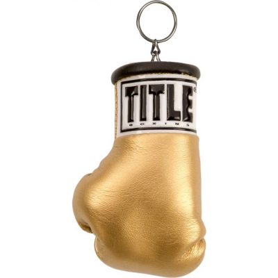 Брелок боксерская перчатка TITLE Excel Boxing Glove Keyring (Золото)(Р¤РѕС‚Рѕ 1)