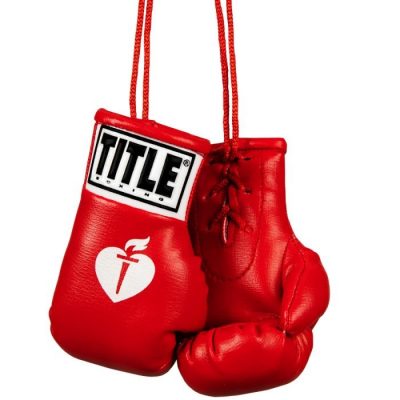 Брелок боксерские перчатки TITLE Boxing AHA Mini Gloves 2(Фото 1)