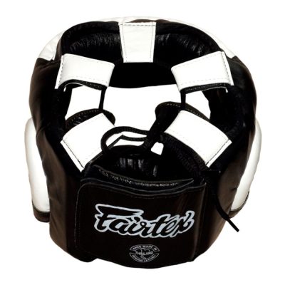 Боксерский шлем Fairtex Extra Vision HG13 (Black White)(Р¤РѕС‚Рѕ 2)