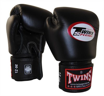Боксерские перчатки Twins BGVL-3-BK Черный(Р¤РѕС‚Рѕ 1)