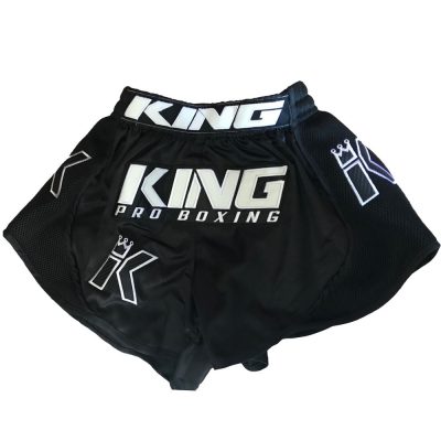 Шорты для Муай-Тай King Pro Boxing Muay Thai Shorts Чёрный/Синий(Р¤РѕС‚Рѕ 1)