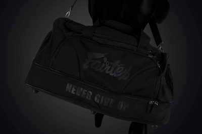 Сумка спортивная Fairtex Heavy Duty Gym Bag Чёрная(Р¤РѕС‚Рѕ 5)