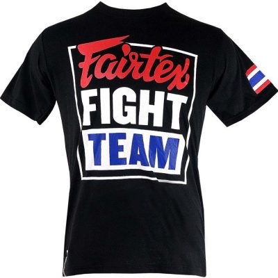 Футболка Fairtex Fight Team Black/BLue T-Shirt(Р¤РѕС‚Рѕ 1)