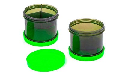 Шейкер для спортивного питания FI-4443 (TS1323) (пластик, 600мл, черный-зеленый)(Фото 3)