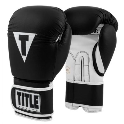 Перчатки боксерские TITLE Pro Style Leather Training Gloves 3.0 Черный(Р¤РѕС‚Рѕ 1)