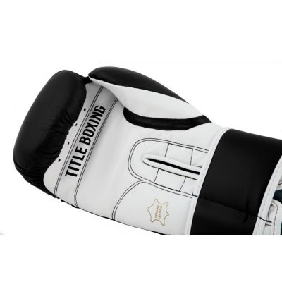 Перчатки боксерские TITLE Pro Style Leather Training Gloves 3.0 Черный(Р¤РѕС‚Рѕ 3)