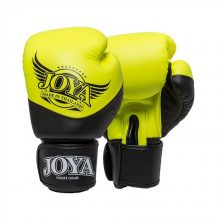 Замовити Боксерские перчатки JOYA Kick-Boxing Gloves "Pro Thai" Черный/Салатовый