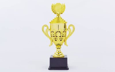 Кубок C-866A (пластик, h-33см, d чаши-10см, золото)(Р¤РѕС‚Рѕ 1)