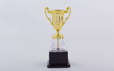 Кубок YK013 (пластик, металл, h-19,5см, d чаши-5см, золото)(Р¤РѕС‚Рѕ 1)