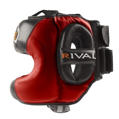 Шлем боксерский Rival Face-Saver Training Headgear Черный/Красный(Р¤РѕС‚Рѕ 2)