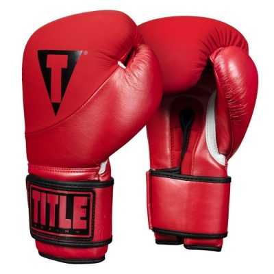 Перчатки боксерские TITLE Boxing Cyclone Leather Bag Gloves(Р¤РѕС‚Рѕ 1)