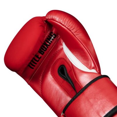Перчатки боксерские TITLE Boxing Cyclone Leather Bag Gloves(Р¤РѕС‚Рѕ 4)