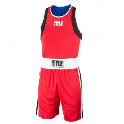 Боксерская форма TITLE Reversible Aerovent Elite Amateur Boxing Set 3(Р¤РѕС‚Рѕ 1)