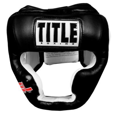 Боксерский шлем Кожа TITLE GEL World Full Face Training Headgear (Р¤РѕС‚Рѕ 4)