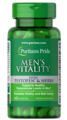 Витамины для мужчин Puritan's Pride Men's Vitality with Testofen(Р¤РѕС‚Рѕ 1)