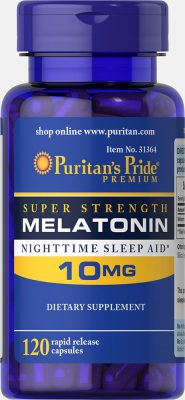 Мелатонин витамины Puritan's Pride Melatonin 10мг.(Фото 1)