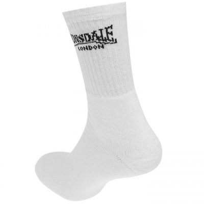 Носки Lonsdale Crew Socks Mens Белый(Фото 2)