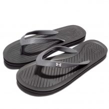Замовити Сланцы мужские Men's UA Atlantic Dune Sandals Черный-серый