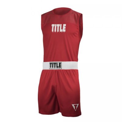 Боксерская форма TITLE Choice Performance Amateur Boxing Set Red(Р¤РѕС‚Рѕ 1)