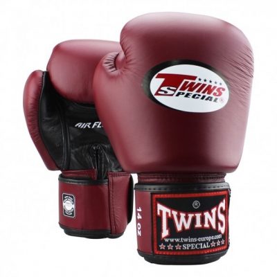 Боксерские перчатки Twins BGVLA-2 Air Flow Вишневый(Р¤РѕС‚Рѕ 1)