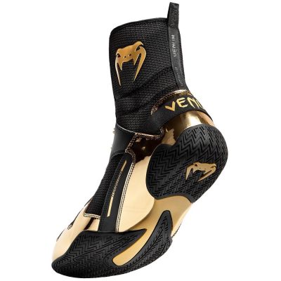 Боксерки Venum Elite Boxing Shoes - Черный/Золото(Р¤РѕС‚Рѕ 2)