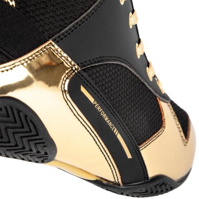 Боксерки Venum Elite Boxing Shoes - Черный/Золото(Р¤РѕС‚Рѕ 4)