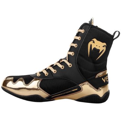 Боксерки Venum Elite Boxing Shoes - Черный/Золото(Р¤РѕС‚Рѕ 6)