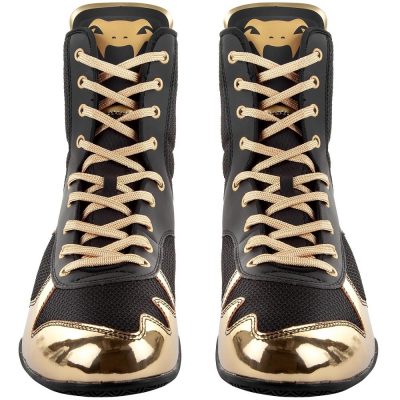 Боксерки Venum Elite Boxing Shoes - Черный/Золото(Р¤РѕС‚Рѕ 7)