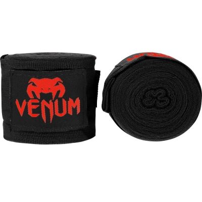 Боксерские бинты Venum Kontact Boxing Handwraps Черный/Красный 4м.(Р¤РѕС‚Рѕ 1)