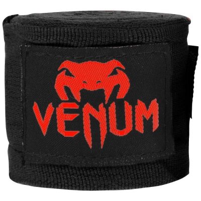Боксерские бинты Venum Kontact Boxing Handwraps Черный/Красный 4м.(Р¤РѕС‚Рѕ 2)