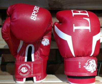 Боксерские перчатки Lev sport Винил Красный(Р¤РѕС‚Рѕ 1)